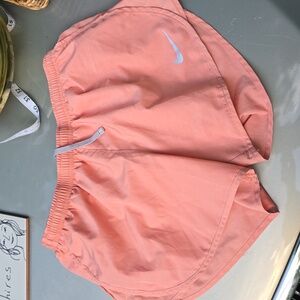 Nike Dri Fit Peach Running Shorts Lined sz S